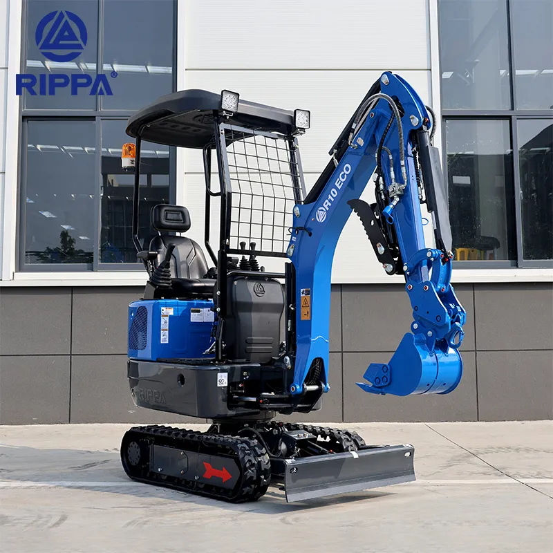 Miniexcavadora RIPPA R10 ECO 1T | MOTOR EURO 5 | CONTROL PILOTO | MOQ 3 (2025)