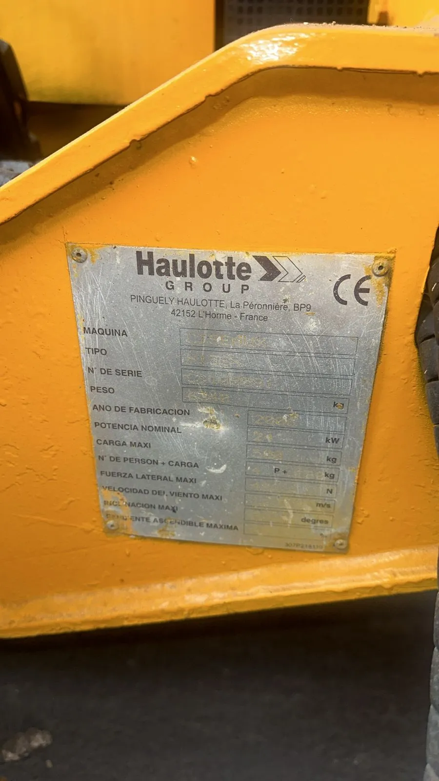 Plataforma de elevación HAULOTTE H15SX (2006) - Foto # 4