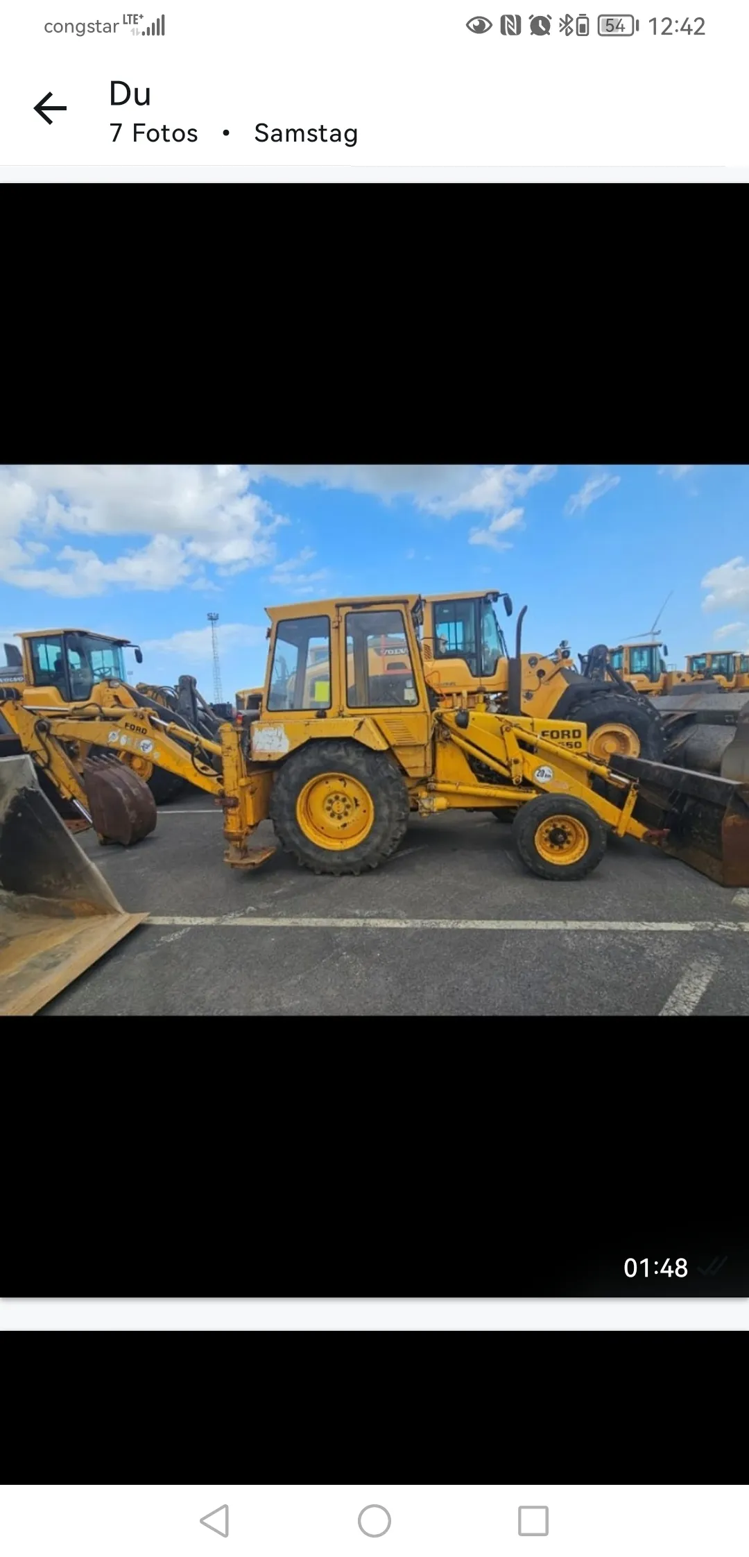 Retroexcavadora CATERPILLAR 550 FORD (1990)