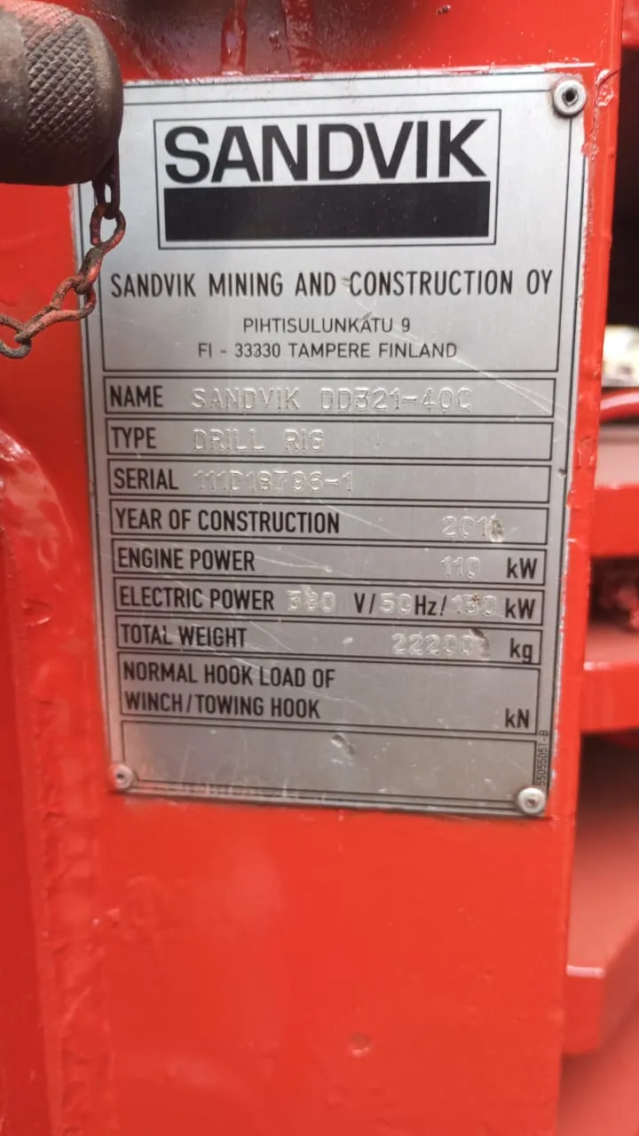 Jumbo SANDVIK D321 (2012) - Foto # 4
